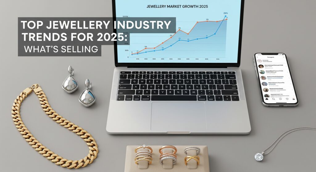 Explore 2025’s top jewellery trends — bold statement pieces, vibrant gemstones, chunky chains, zodiac styles & cocktail rings. Discover what’s trending now.